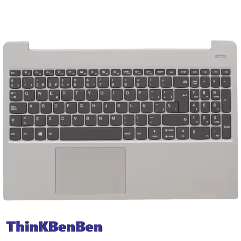 ES Spanish Grey Keyboard Upper Case Palmrest Shell Cover For Lenovo Ideapad S340 15 15IWL 15IML 15AP