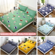 KATUN IMPORTED BEDSHEETS Bed Cover Cotton Bedsheet 120x200/160x200/180x200 Ny Bedsheet