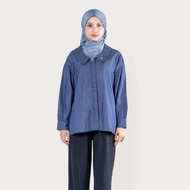SETATAMUDA - Celine Denim Top - Blouse Denim Wanita - Oversize