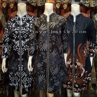 Baju Batik Dress Kerja Kantor Pesta Wanita Modern Tunik Batik Wanita
