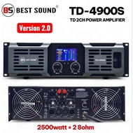BS Best Sound TD-4900 Professional  Power Amplifier (2500Watt X2 )