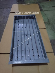 Panggangan Sate arang Kaki tinggi Galvanis Stainless Alat Panggang Bakaran Ayam Ikan