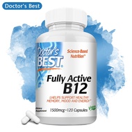 Dr's Best Fully Active VITAMIN B12, Capsules - Improve Brain Cognitive Memory , Nervous System, Anxi