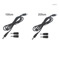 【SUIT*】 USB C to 5 5x2 1mm 3 5x1 35mm 4 0x1 7mm Power Cable Converter Cord for Routers