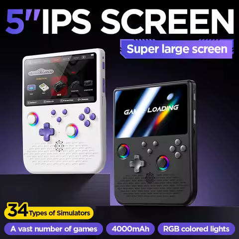 H5 Handheld Video Game Console 4000mAh 5-inch IPS Screen 14000+ A vast number of games Retro Games M