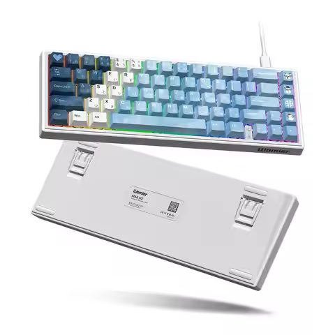 Womier M68 HE V2 Snowman Rapid Trigger Hall Effect Mechanical Keyboard Magnetic Switch Web Drive RGB