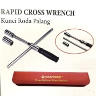 Maxpower Rapid Cross Wrench 17 23 mm Socket Sock Sok