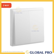 LEGRAND ELOE White Series Switch Socket Big Rocker Glossy Finish Suis Socket Rumah Doorbell/TV Socke