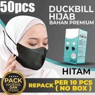 50pcs Headloop Hijab Color Mask | Colour Headloop Adult Mask 3d mask