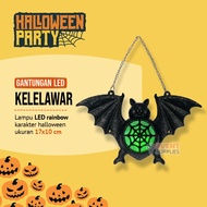 Bat Hanging LED Lights Halloween Decoration Cafe Skull Latern Decoration