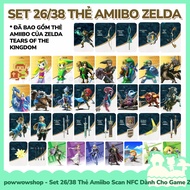 [Available in Vietnam - Express] Set of 26/38 Zelda TOTK Scan NFC Amiibo Card for the Legend of Zeld