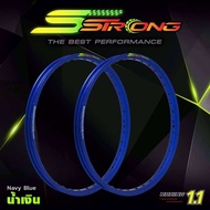 วงล้อ Sstrong(เอสตรอง)ทรงmt ขนาด1.1-17ล้อสนามทนแข็งแรงของแทร่ สีสวยสด(1คู่แถมเสื้อแถมสติกเกอร์1แผ่น)
