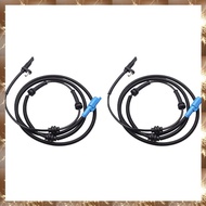 (UFZN) 2pcs New Rear Left Right Wheel Speed ABS Sensor for 508 407 C5 C6 1.6 2.0 2.2D 9670502980, 45