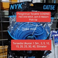 UTP LAN Cable 10M RJ45 Cat 5e NYK 10 Meter installed NYK cat5e connector Cable