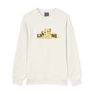 美特斯邦威（Meters Bonwe）潮牌春秋季新款时尚百搭印花圆领套头衫休闲运动上衣男生外套 A款【桦木白2】 XL