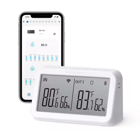 INKBIRD IBS-M2 Wifi Gateway with Temperature Humidity Sensor Support Connect with IBS-TH1,IBS-TH2,IB