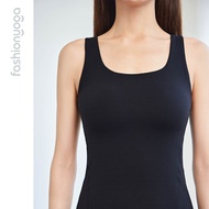 เสื้อครอปโยคะ Gold Label พร้อมฟองน้ำเสริม