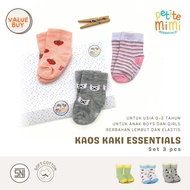 Petite Mimi Essentials Socks - Unisex Baby Socks - Newborn Baby Socks 0-3 Months