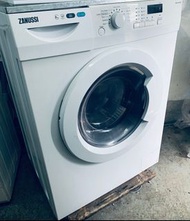 前置式🌻 二合一洗衣機 ZANUSSI 金章  ZWD61303W 1400轉 (高轉速）  100%正常 包送貨及安裝 // 二手洗衣機 * 電器 * washing machine
