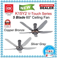 KDK K15Y2-CO/K15Y2-GS V-Touch / K14YZ-GY / K14YZ-PBR 5 Blades / K14XZ-GY / K14XZ-PBR 56" 4 Blades Ce