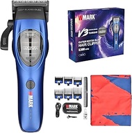 WMARK Professional Torque Cordless Outer Rotor BLDC Hair Clipper – 8500RPM High Torque DLC Stainless