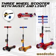 KIDS SCOOTER 2 - 5 YEARS OLD ADJUSTABLE FOLDABLE FREE TOYS WATERGUN