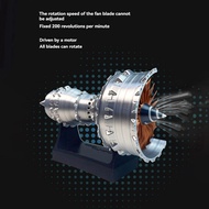 【WVH】-TR900/A380 Mini Turbofan Engine Model 1:25 Science Experiment Jet Airplane Model 3D Printed Sc
