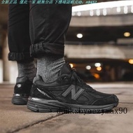New in USA NB All Black All-Match Suede Classic Casual Sneakers M990BB4 Men