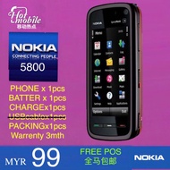Original NOKIA 5800 2nd Renew.Set Telefon 原装诺基亚 5800 二手翻新手机、