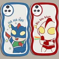 A-2 Ultraman TPU Casing for VIVO Y51 Y53 V30E V21 V20 Y53s V30 Y31 Y51a 5G Transparent Case