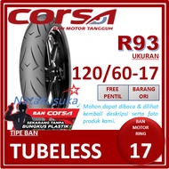 Ban Luar CORSA R93 120/60 - 17 Tubeless (TL)