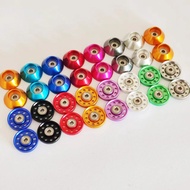 2pcs Imitation 13mm Aluminum Guide Rollers Ball Bearing Guide Wheels 95301/95382/95499/94860/95436/9
