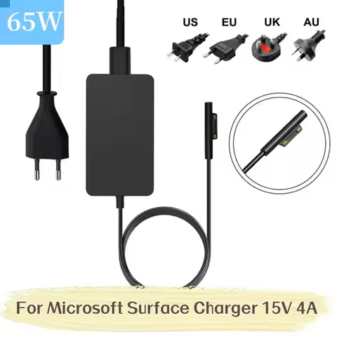 New 15V 4A 65W For Microsoft surface book pro3 pro4 pro 5 pro 6/7 power adapter 1706 charger fast ch