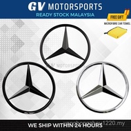 Global factories-READY STOCK Rear Emblem Sticker Trunk Badge Mercedes Benz A C E CLA GLC Class 3 Pin