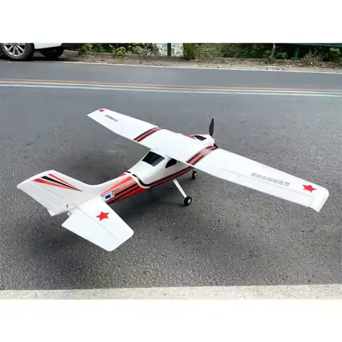 New Cessna Plus Remote-controlled Aircraft Model 182 Fixed Wing Model Trainer Aeroplane Rc Beginner 