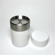 2.0 White Canister Matcha 150g | Stainless Steel | Tea Storage Container