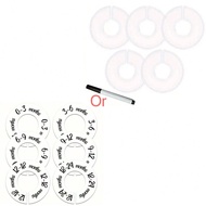 6pcs Baby Wardrobe Size Divider Cards, Double-Sided Measurement Clothing Organizer For 0-24 Months,