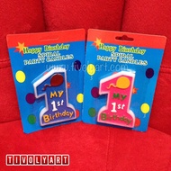 LILIN My First Birthday Number 1 Candles Number Candle/s Birthday Candle/s