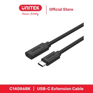 UNITEK 1.5M,  USB3.1 CM to C FM Extension Cable with DATA 10Gbps/Display 4K/PD, Black