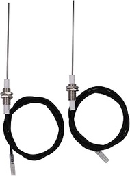 Meter Star 2PCS/LOT M101 Threaded 6.4mm Ceramic Electrode Spark Plug with Wire 900mm with 2.8x0.5 Fl