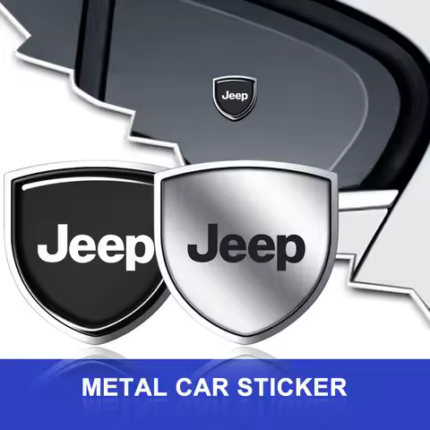 1Pcs 3D Metal Car Body Window Decoration Stickers Badges Auto Styling For Jeep Big Wrangler Grand Ch