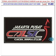 HD-212 CALSIC CENTER EMBROIDERY PATCH CALYA SIGRA CLUB