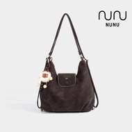 NUNU Matte Ashley Bag - Women Fashion Crossbody & Shoulder Backpack Multiple Bag PU Leather Free Key