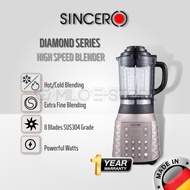 [OntheWay] SINCERO Diamond Series High Speed Cooking 8 blade Processor Blender Korea Style