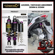 QJ MOTOR AX200S / AVETA NOVA160 NOVA200 HYPERTECH ULTIMATE PRO-X2 ABSORBER 285MM 305MM FOR AX200 NOV