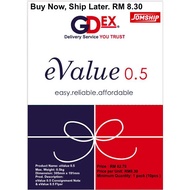 GDEX eValue 0.5 kg Flyer including Postage