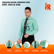 Baju PPP Hijau Rasmi MA Lengan Panjang IR Apparel