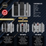 Lockin Digital Locks, S5, S6 Max, V5max, X9 Smart Door Lock, V3 Gate Lock, 2 Years Warranty, Install