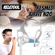 Cpap mesin Resmed AirFit N20 cpap mask komponen topeng hidung silikon destar bingkai tiub pendek Buc