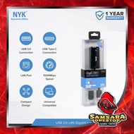 USB 3.0 to LAN Gigabit USB Type C to LAN Gigabit NYK GLN-05 Original